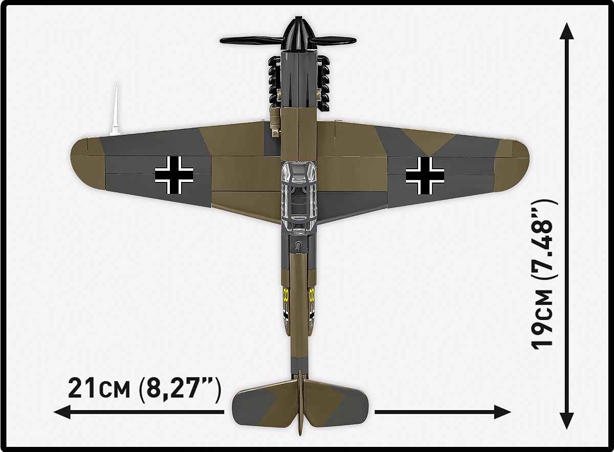 COBI 5873 Messerschmitt Bf-109F Brick Model 123pcs