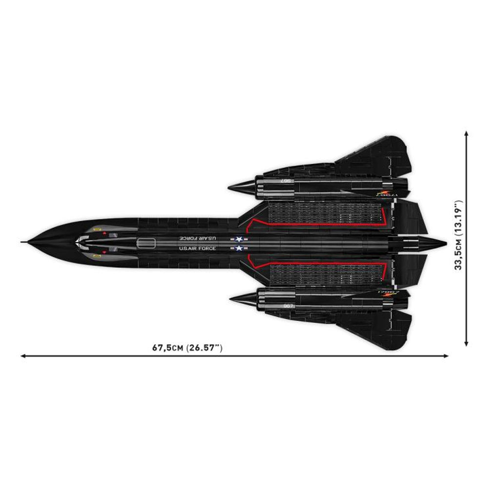 COBI 5891 Lockheed SR-71 Blackbird Brick Model 1374pcs Age 8+