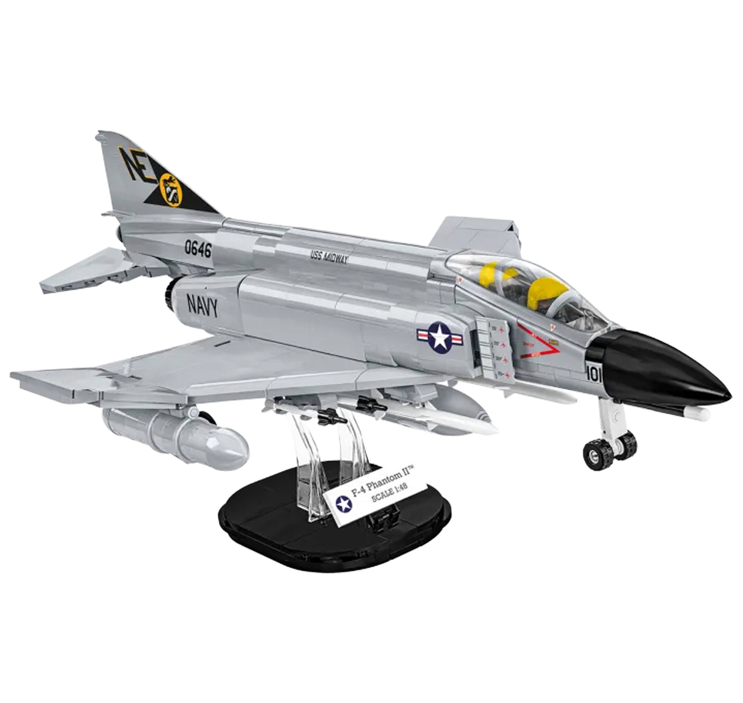 COBI 5897 F-4 Phantom II Armed Forces 1:48 Brick Model 703pcs
