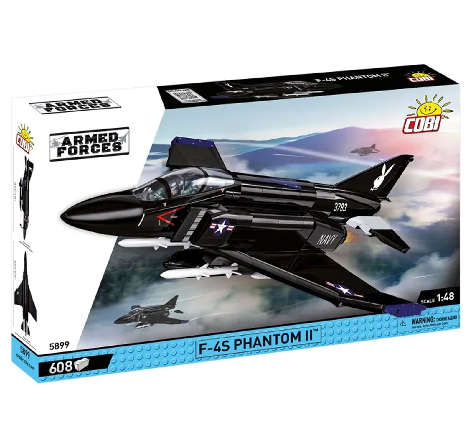 COBI 5899 - F-4S Phantom II 'Black Bunny' - Tesztrepülő építőjáték COBI 5899 - F-4S Phantom II 'Black Bunny' - Tesztrepülő építőjáték