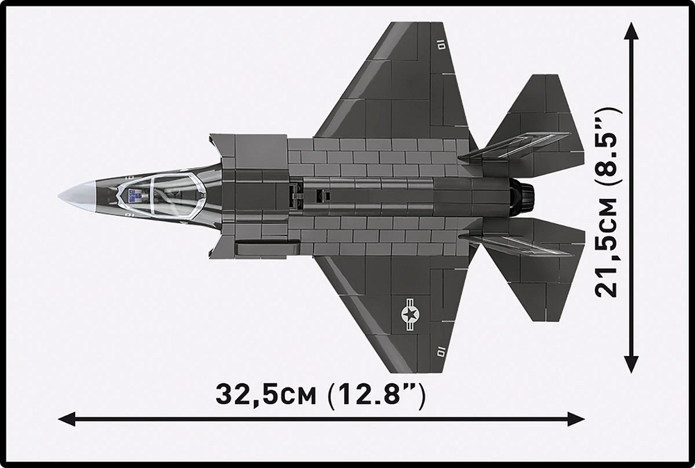 COBI 5912 F-35B Lightning II Brick Model 614pcs
