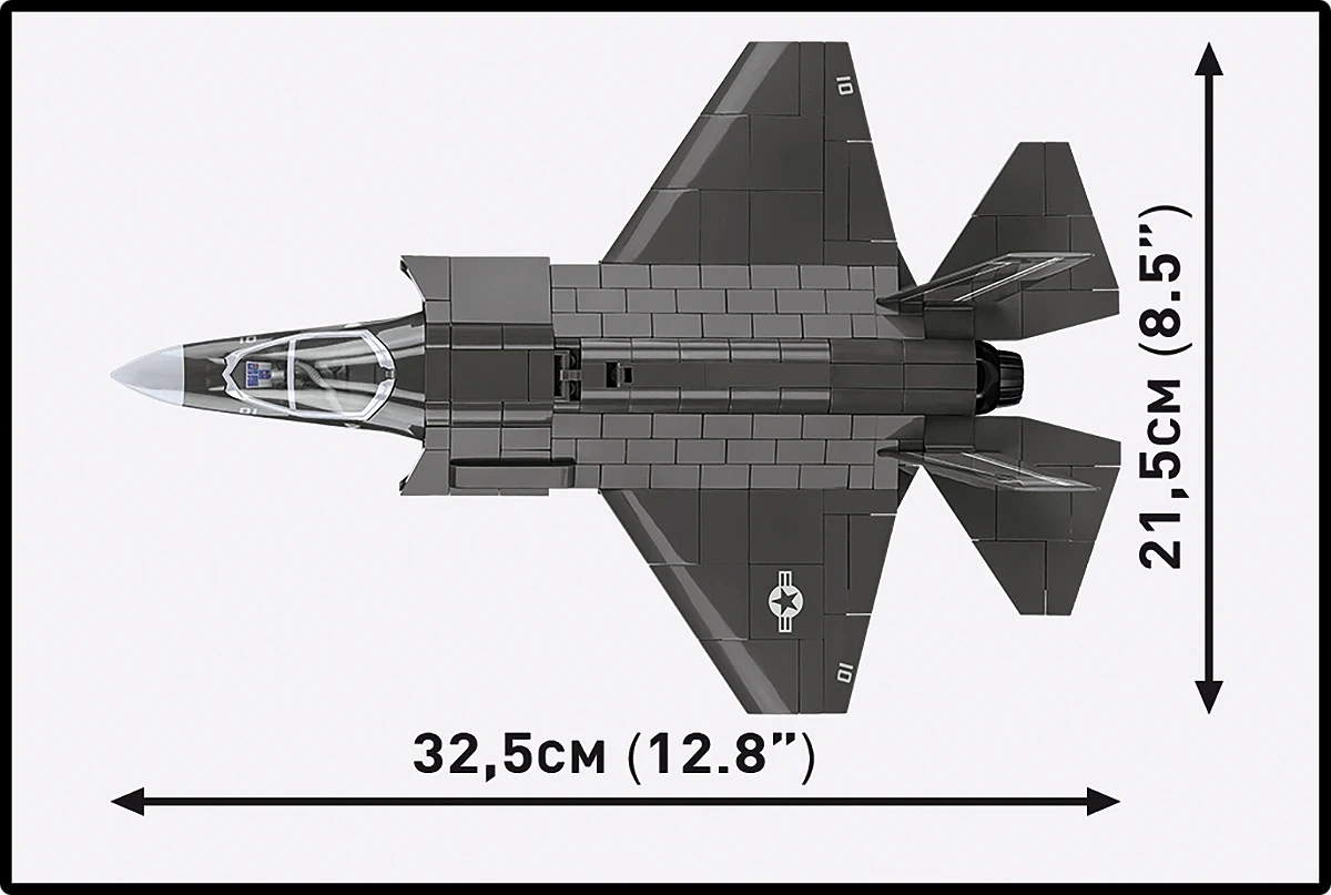 COBI 5912 F-35B Lightning II Brick Model 614pcs