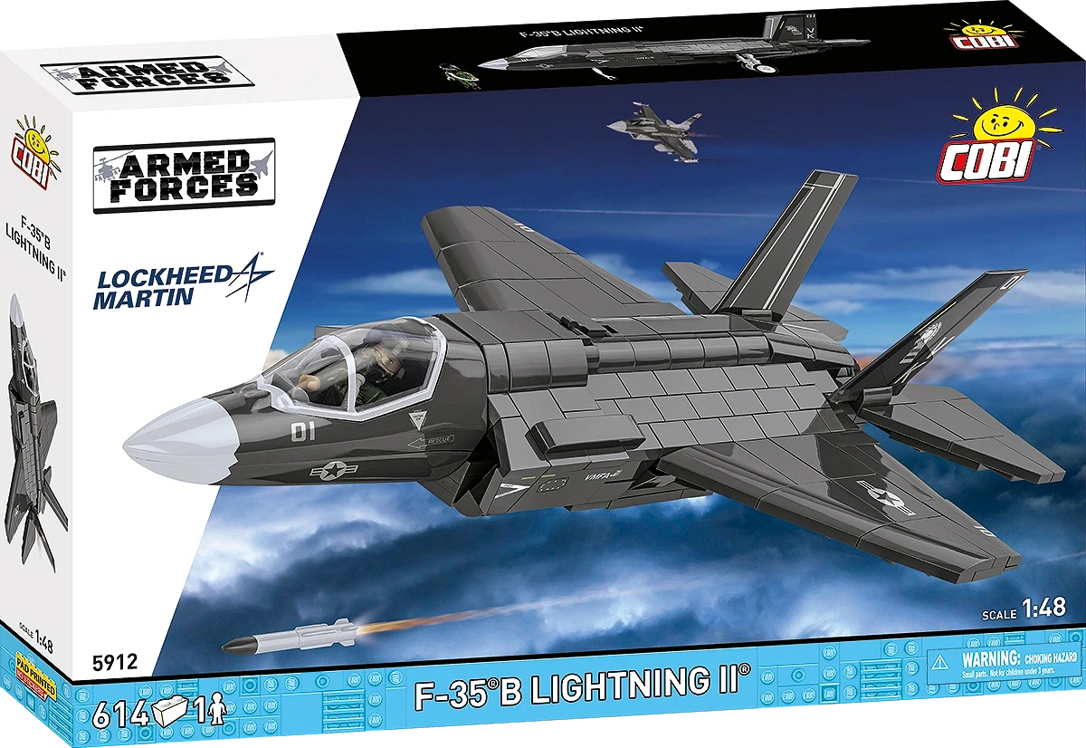 COBI 5912 F-35B Lightning II Brick Model 614pcs