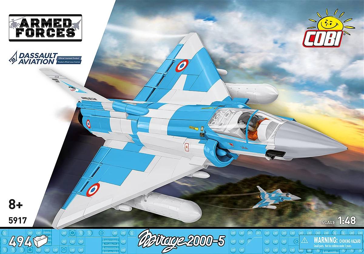 COBI 5917 Mirage 2000-5F 1:48 Brick Model 494pcs