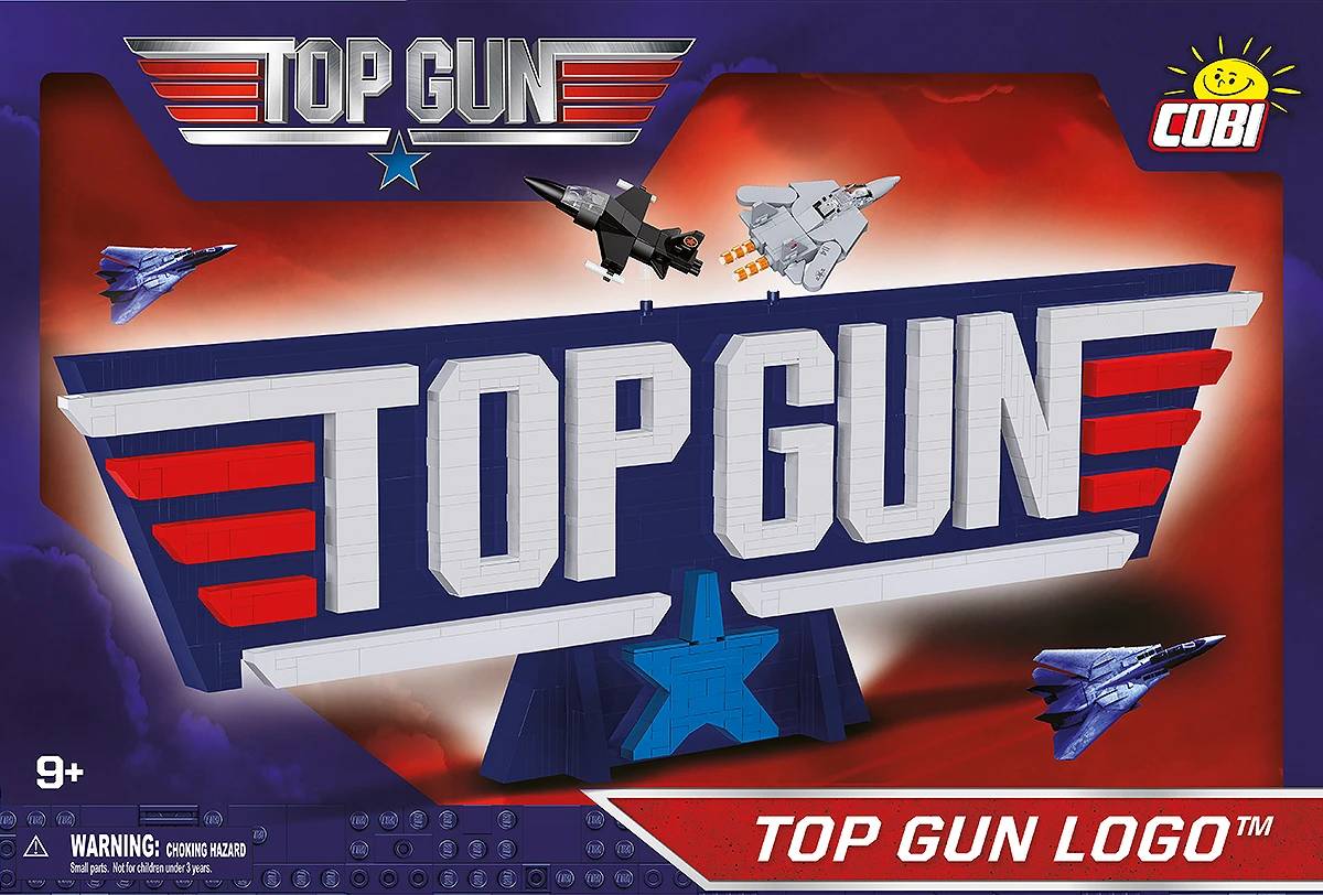 COBI 5925 Top Gun Logo Brick Model 628pcs