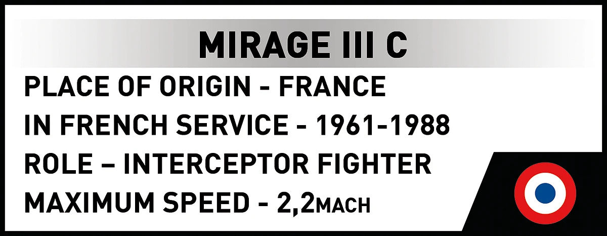 COBI 5930 Mirage IIIC 1:48 Brick Model 375pcs