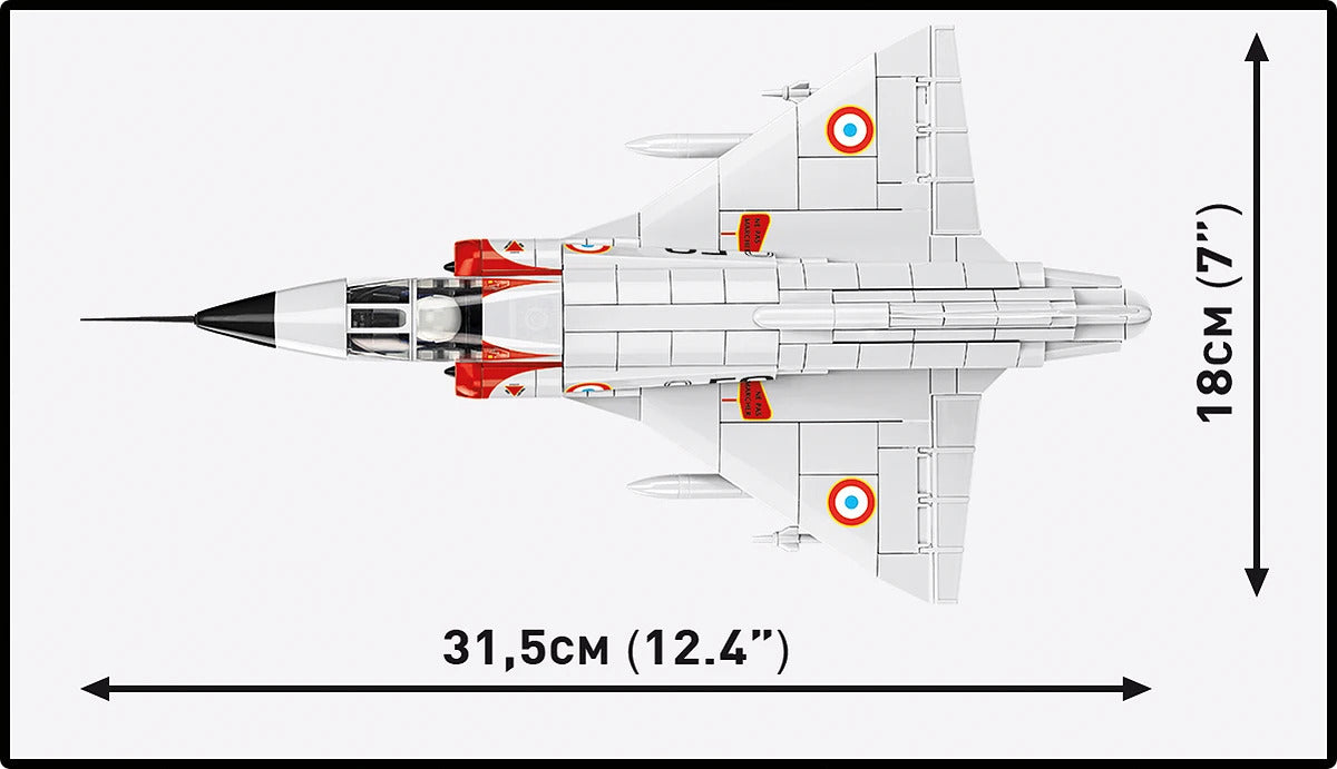 COBI 5930 Mirage IIIC 1:48 Brick Model 375pcs