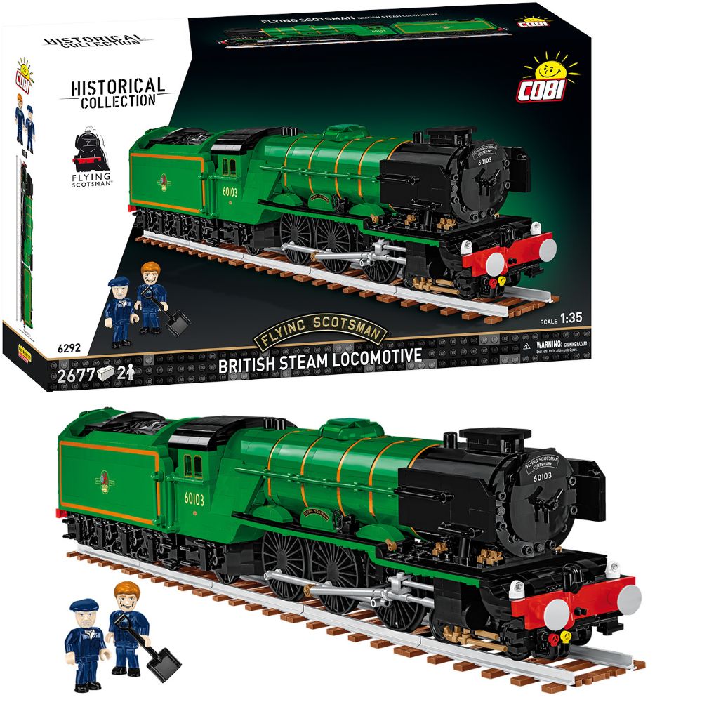 COBI 6292 Flying Scotsman Steam Locomotive 1:35 Brick Model 2700pcs