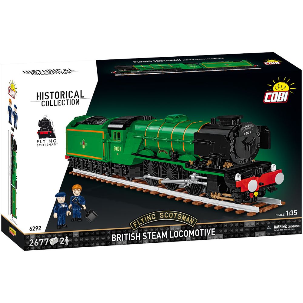COBI 6292 Flying Scotsman Steam Locomotive 1:35 Brick Model 2700pcs