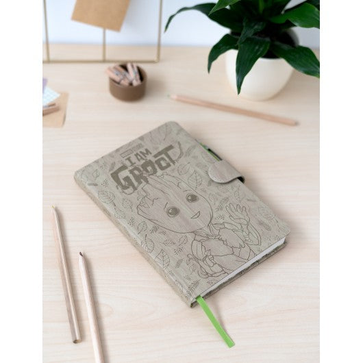 Marvel Groot A5 Premium Notebook with Projector Pen Grupo Erik