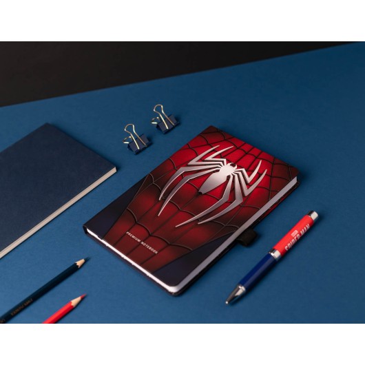 Marvel Spiderman Premium A5 Notebook With Projector Pen
 Grupo Erik