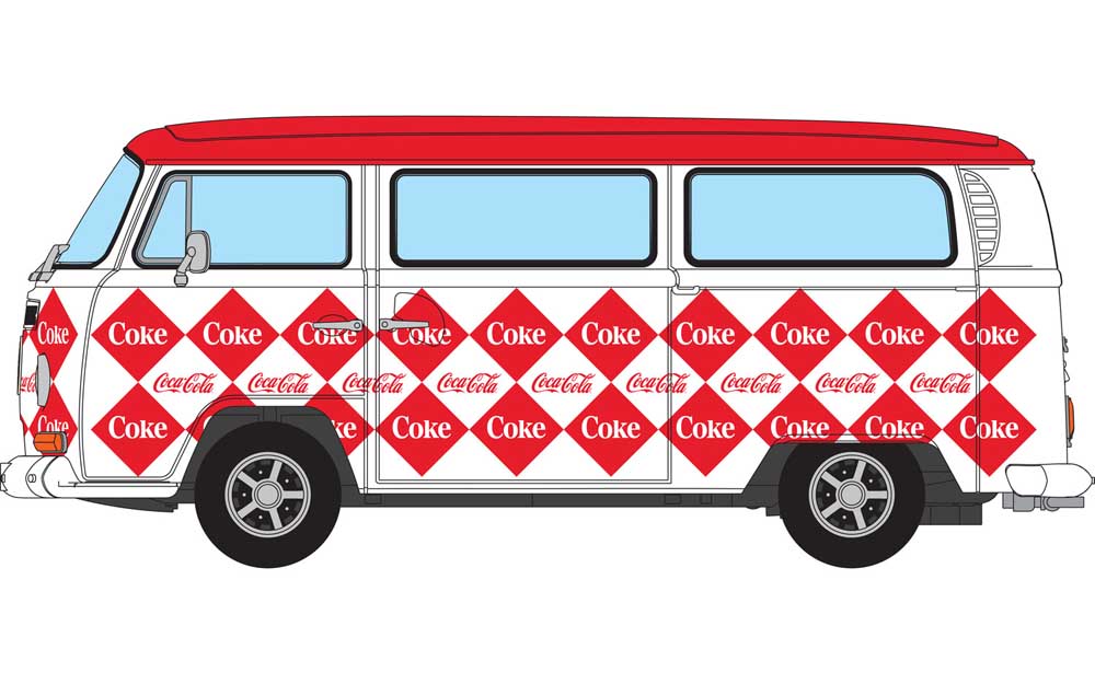 Corgi CC02745 Coca Cola VW Camper - Diamond 1:43 Diecast Model