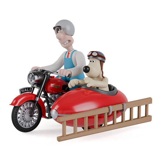 Corgi CC80701 Wallace & Gromit Motorcycle & Sidecar, A Close Shave Diecast Model