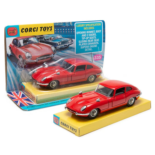 Corgi 335 - 4.2 Litre E-Type Jaguar in Red 1:32 Diecast Model