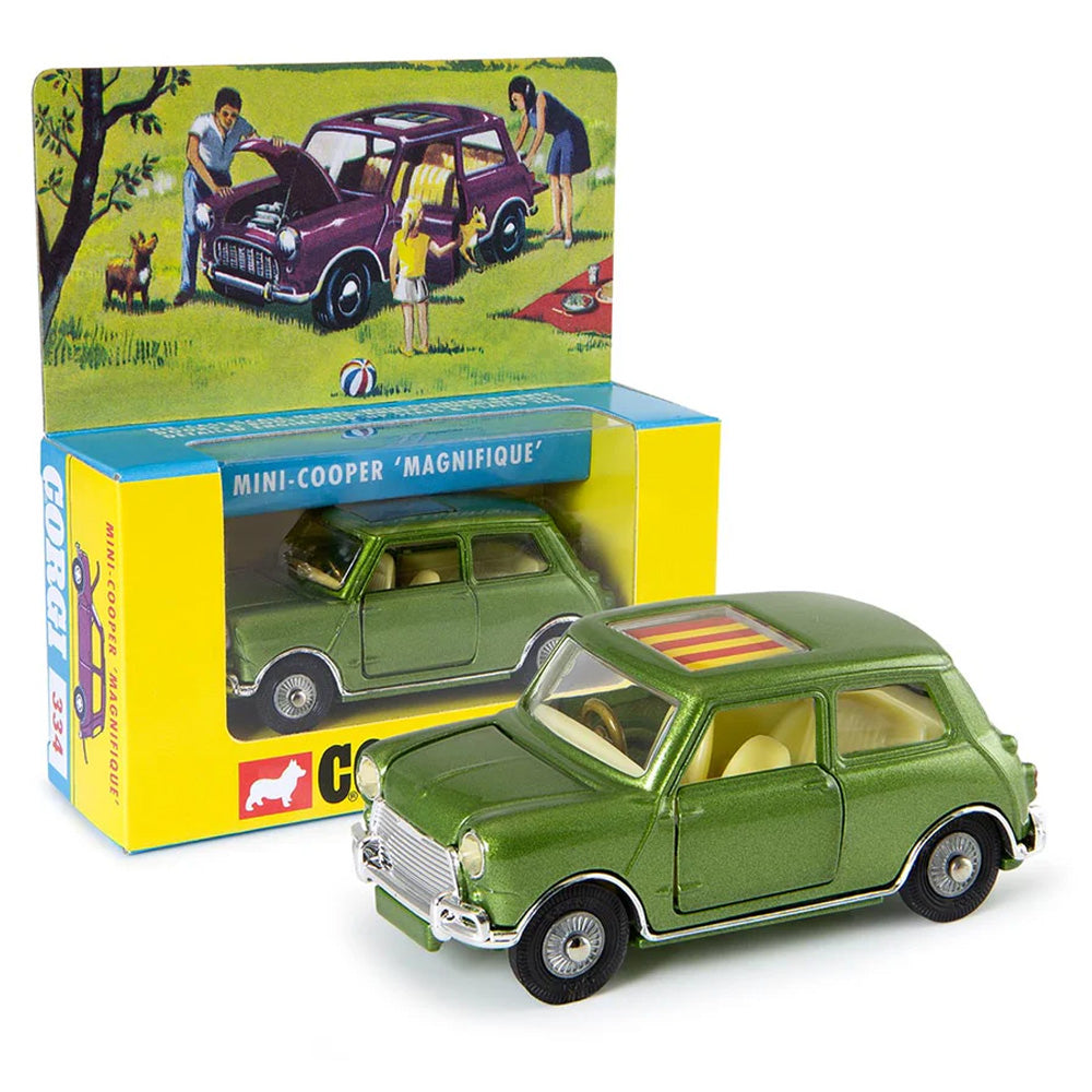 Corgi 334 - BMC Mini Magnifique Green Edition 1:41 Diecast Model