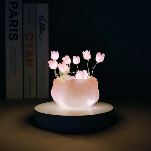 Alicorn Tulip LED Night Light - Pink