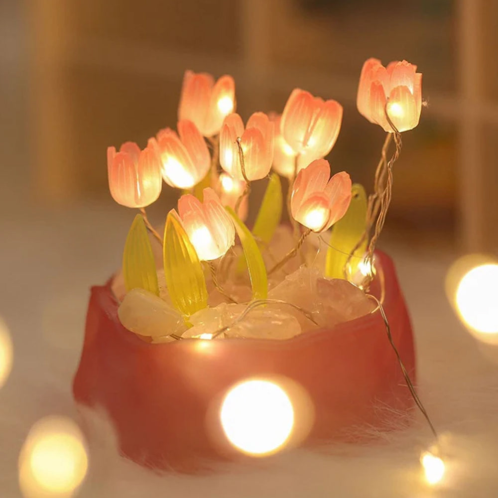 Alicorn Tulip LED Night Light - Pink