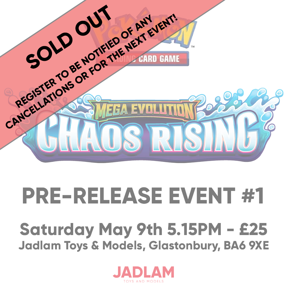 Pokemon Chaos Rising Pre-Release - May 9th 5.15PM - Jadlam Toys & Models
