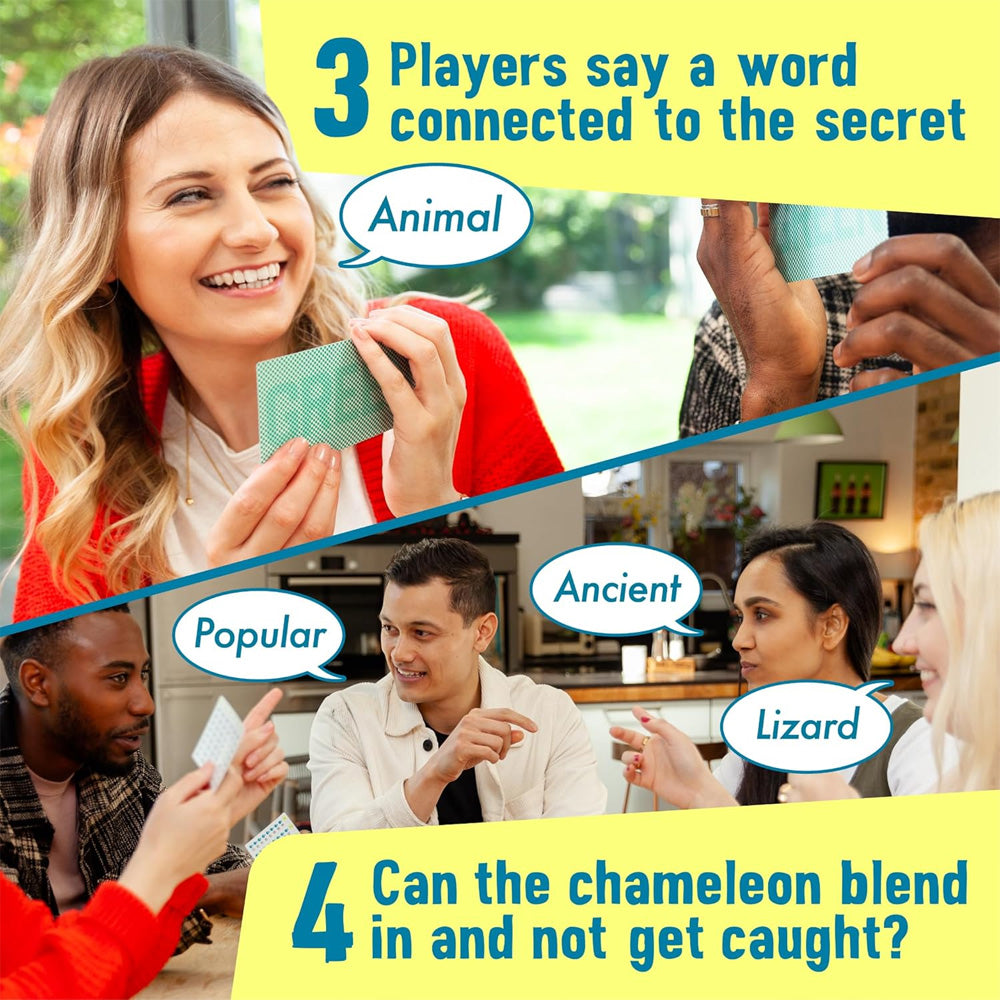 The Chameleon: Find the Traitor Board Game Age 14+