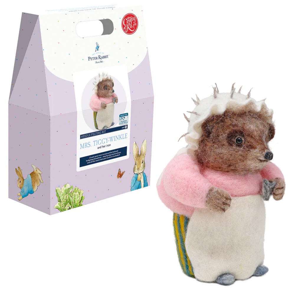 Crafty Kit Company Mrs Tiggy-Winkle Ironing Needle Felting Craft Kit BEATRIX-003