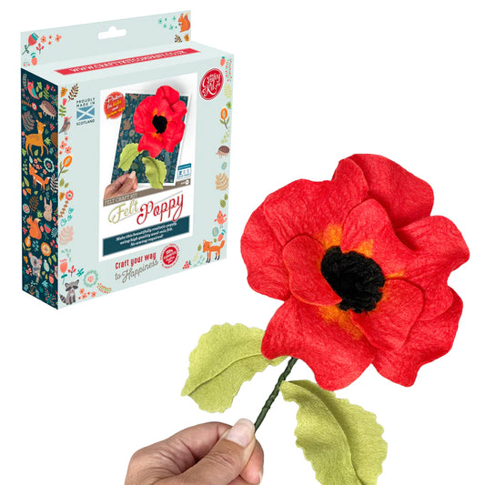 Crafty Kit Company Felt Poppy Craft Kit CK-210