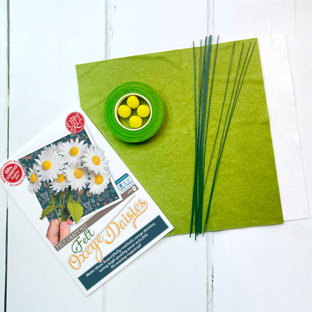 Crafty Kit Company Felt Oxeye Daisies Craft Kit CK-260