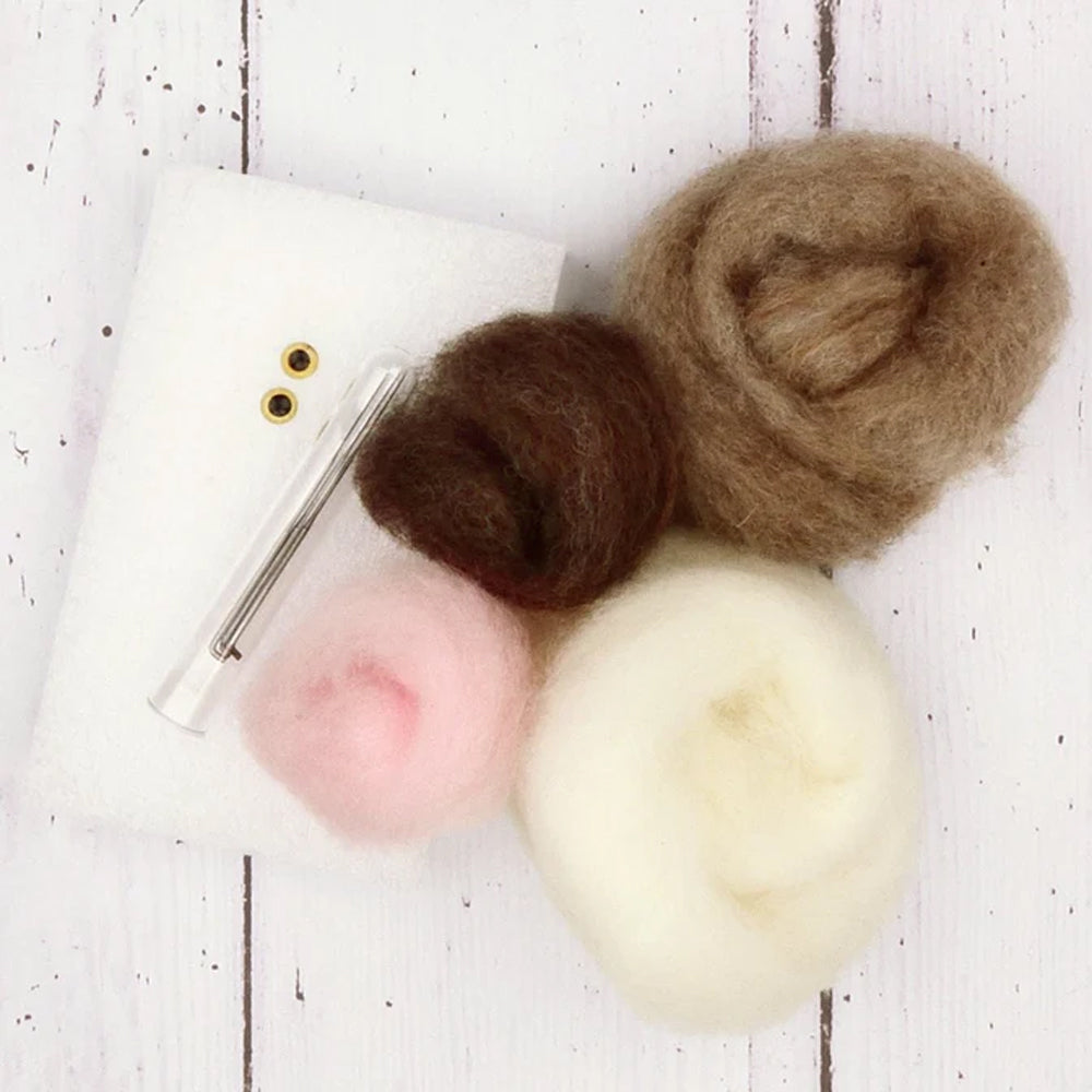 Crafty Kit Company Baby Bunny Needle Felting Craft Kit NF-139