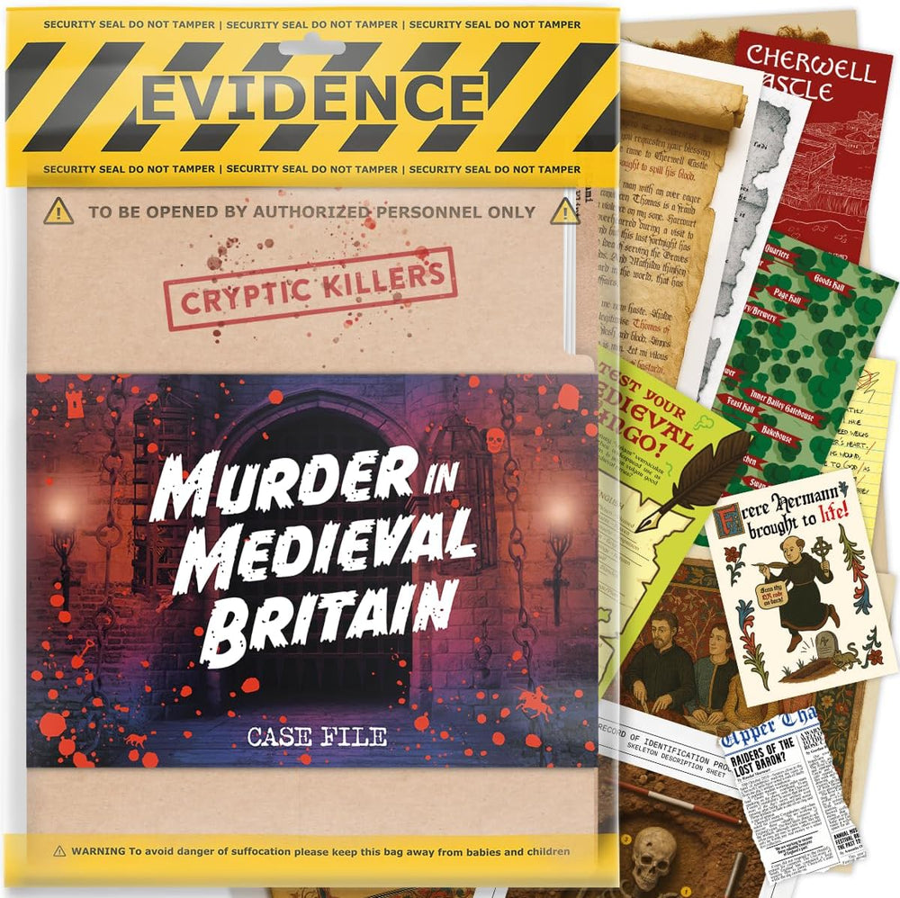 Murder in Medieval Britain - Murder Mystery Case File from Cryptic Killers
