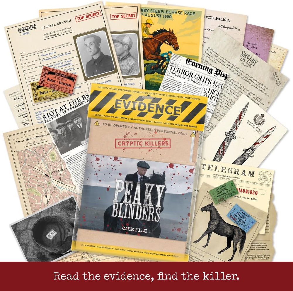 Peaky Blinders - Murder Mystery Case File from Cryptic Killers