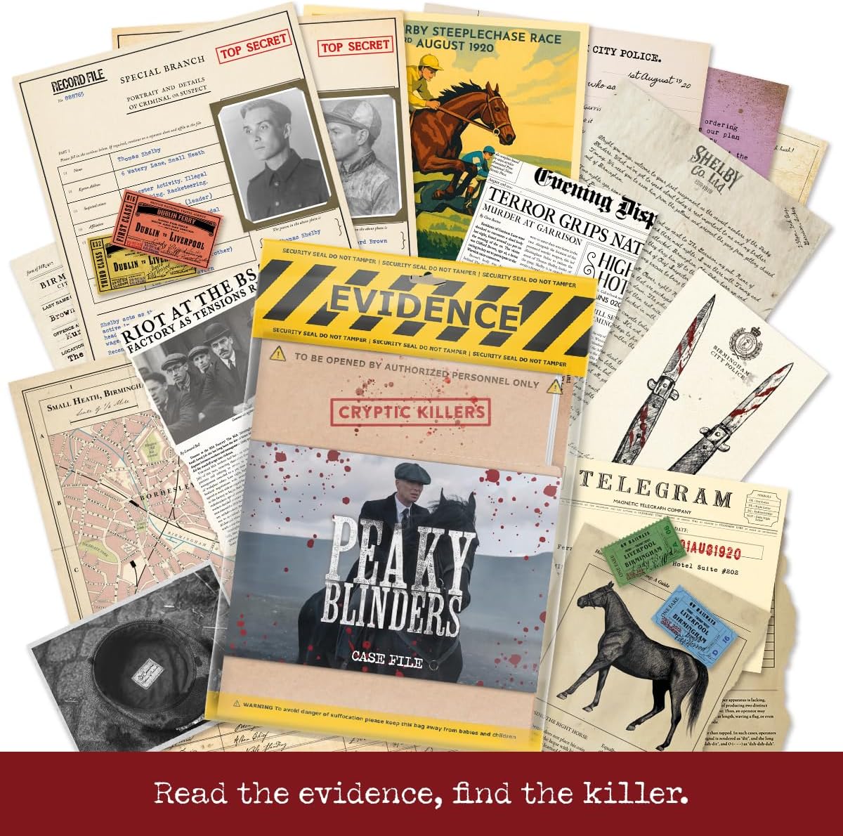 Peaky Blinders - Murder Mystery Case File from Cryptic Killers