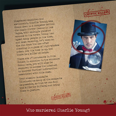 Murder at the Magic Mirror Casino - Murder Mystery Case File from Cryptic Killer
