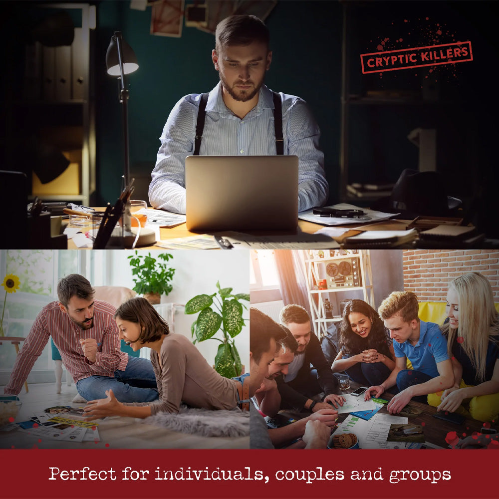 Murder at the Magic Mirror Casino - Murder Mystery Case File from Cryptic Killer