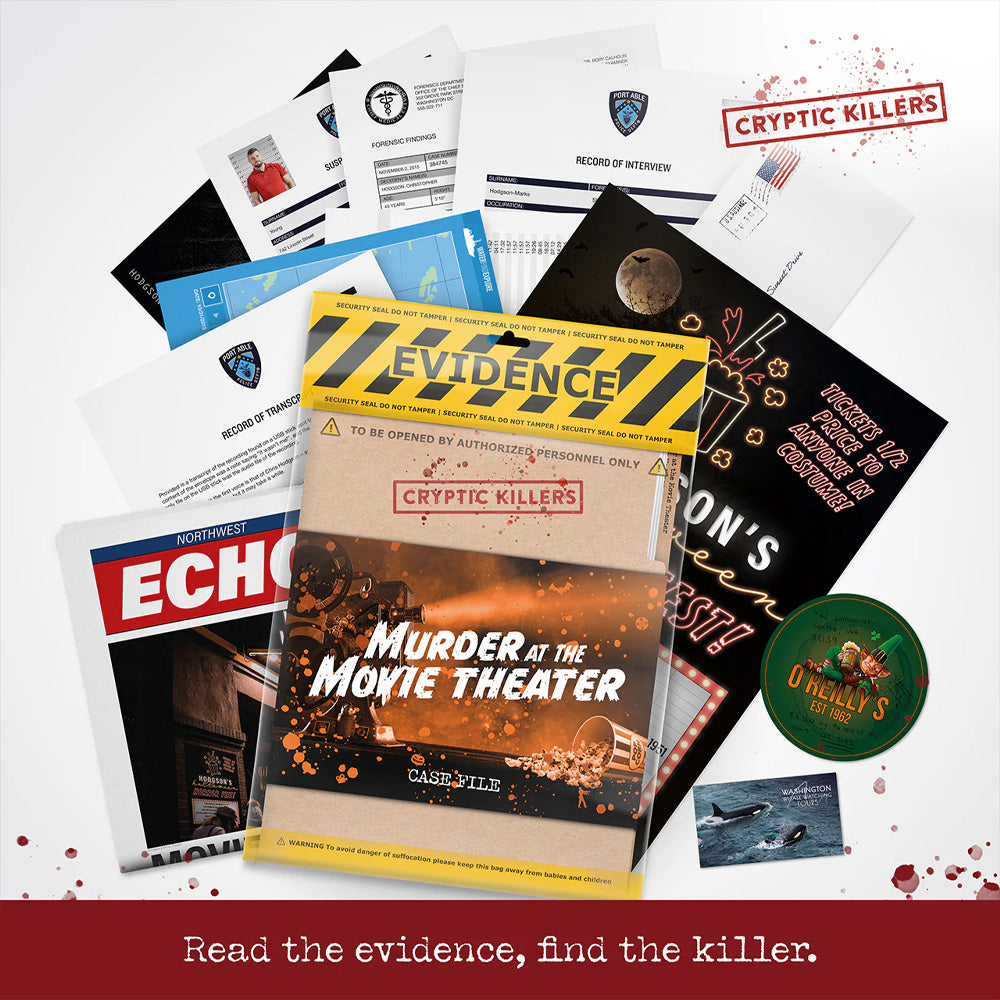 Murder of a Marine Biologist - Murder Mystery Case File from Cryptic Killers