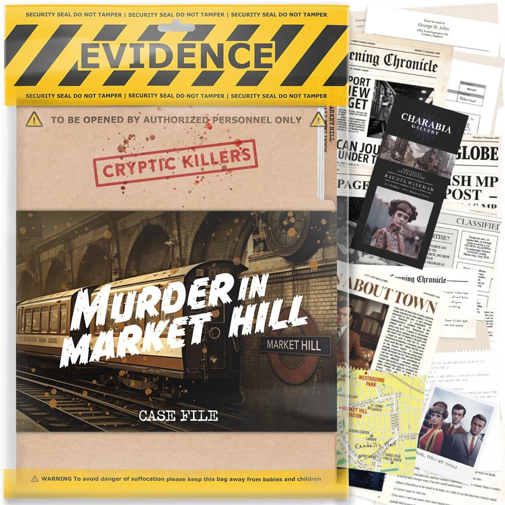 Murder in Market Hill - Murder Mystery Case File from Cryptic Killers
