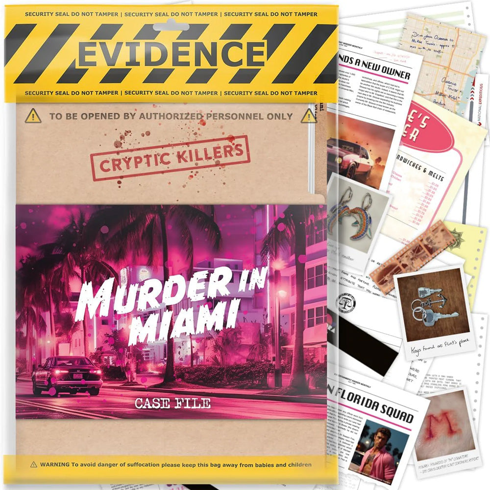 Murder in Miami - Murder Mystery Case File from Cryptic Killers