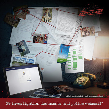 Murder of a Millionaire - Murder Mystery Case File from Cryptic Killers