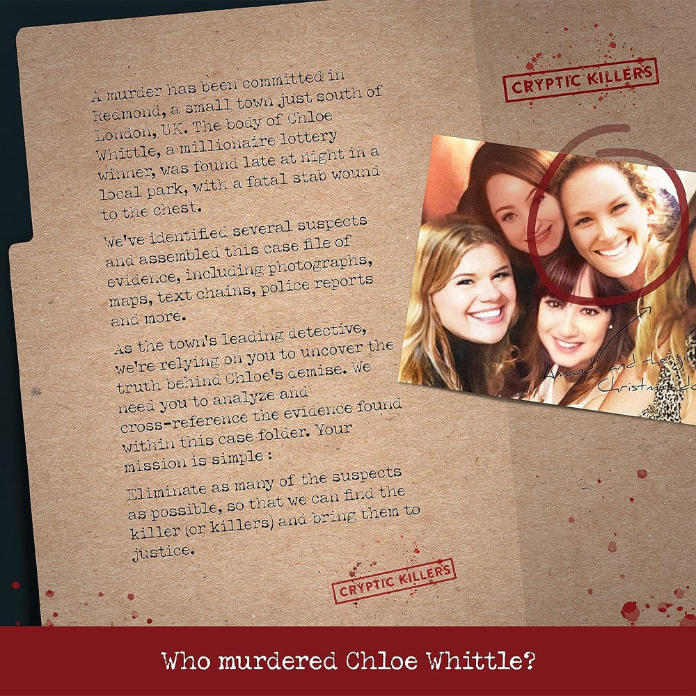 Murder of a Millionaire - Murder Mystery Case File from Cryptic Killers