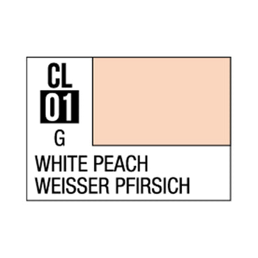 Mr Hobby Mr Colour Lascivus CL-01 White Peach 18ml Acrylic Paint