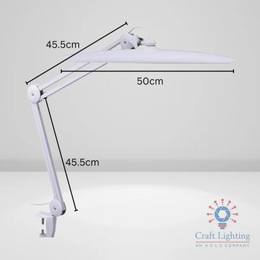 Craft Lighting Neptune Modelling Desk Lamp w/Dimmer (G-Clamp) - Black