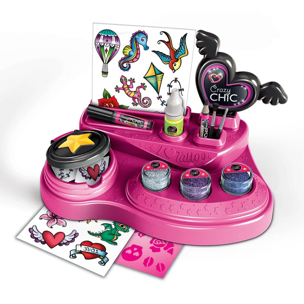 Clementoni Crazy Chic - Crazy Tattoo Work Station Age 6+