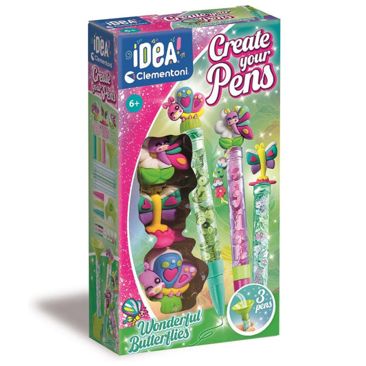 Clementoni Wonderful Butterflies Small Pen Creator Set Age 6+