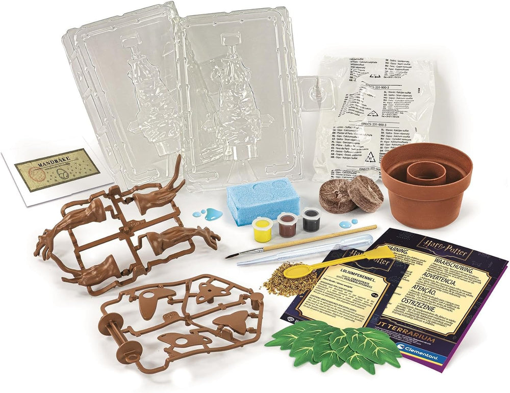 Harry Potter Mandrake Terrarium Kit Age 7+ Clementoni 19458