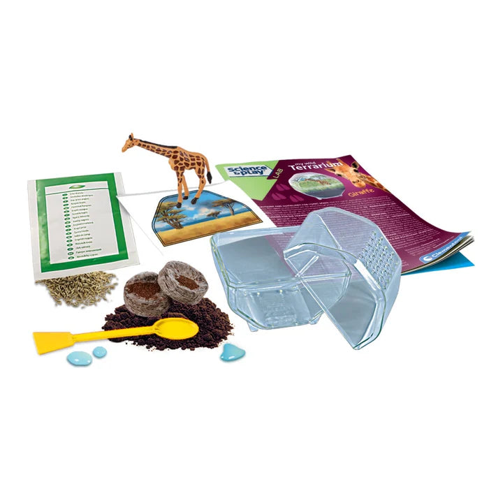 Clementoni Science & Play Lab: My Wild Terrarium - Giraffe STEM Toy Age 7+