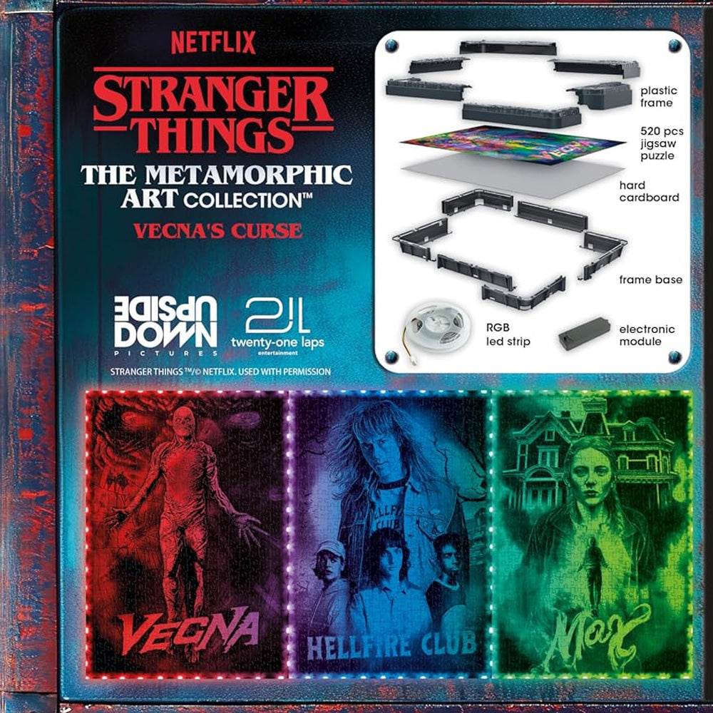 Clementoni Stranger Things Metamorphic Jigsaw: Vecna's Curse 520pc