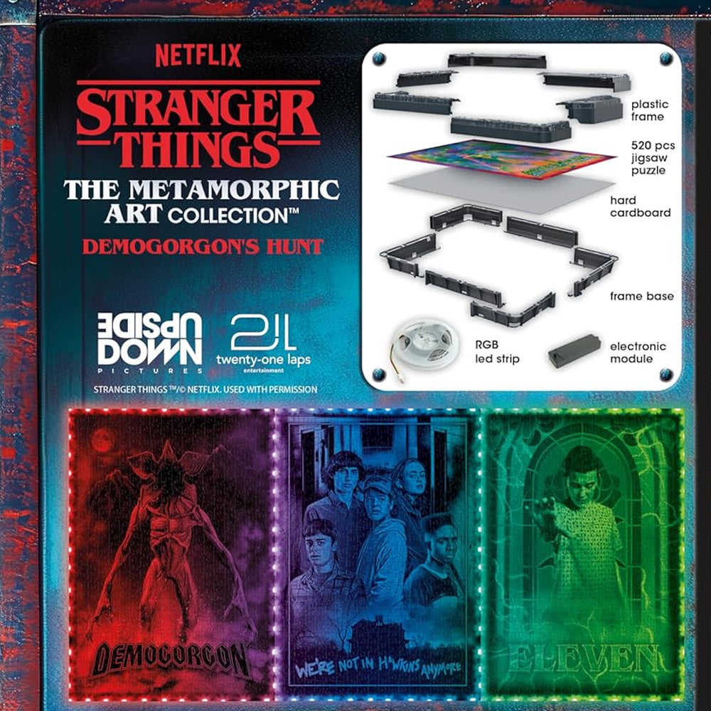 Clementoni Stranger Things Metamorphic Jigsaw: Demogorgon's Hunt 520pc
