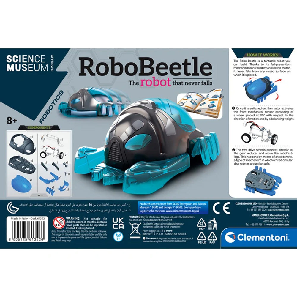 Clementoni Science Museum Robotics: RoboBeetle Robot STEM Toy Age 8+