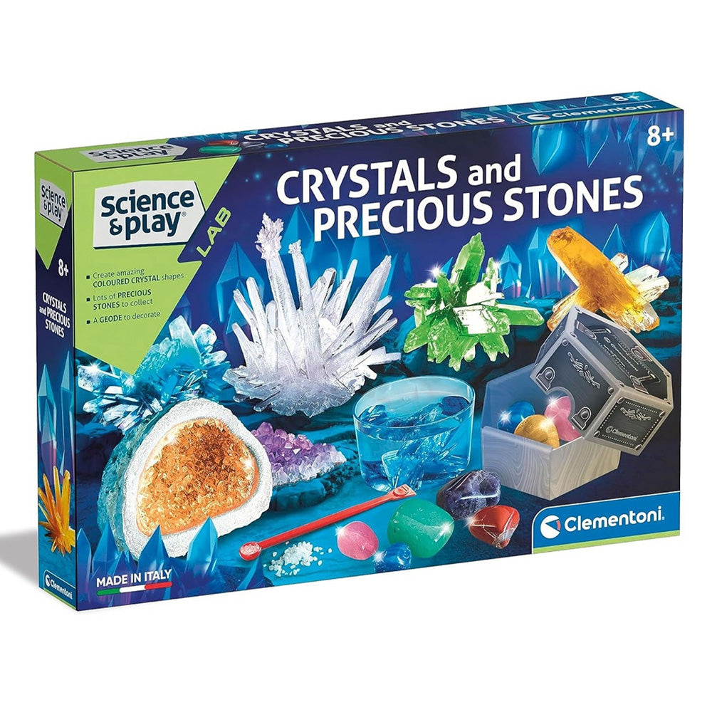 Clementoni Crystals & Precious Stones Science & Play STEM Set