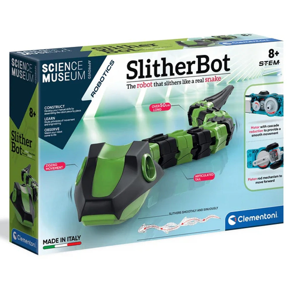 Clementoni Science Museum Robotics: SlitherBot Snake Robot STEM Toy Age 8+