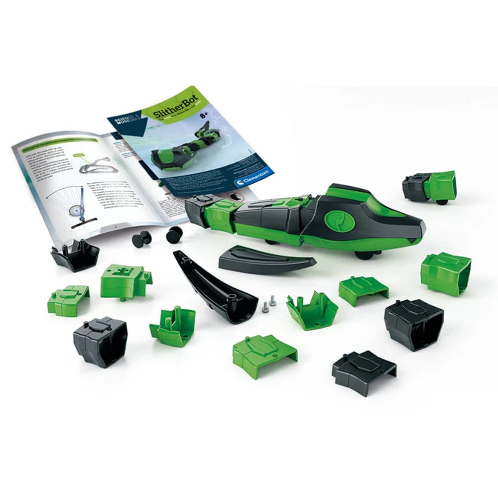 Clementoni Science Museum Robotics: SlitherBot Snake Robot STEM Toy Age 8+