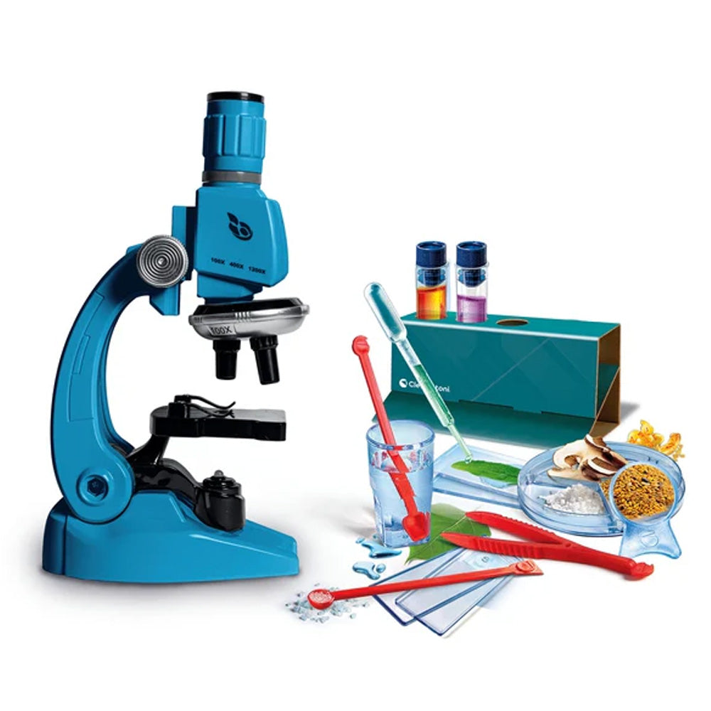 Clementoni Science & Play Lab: Super Microscope 1200x STEM Set Age 8+